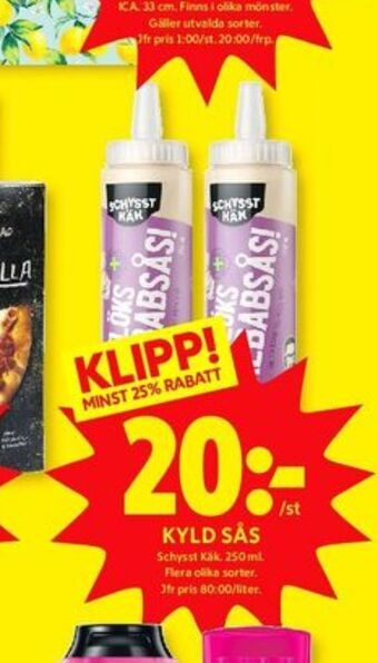 ICA Kvantum Schysst käk såser erbjuda