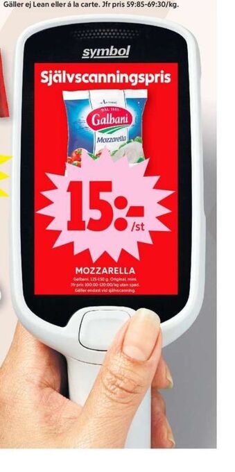 ICA Maxi Galbani mozzarella erbjuda