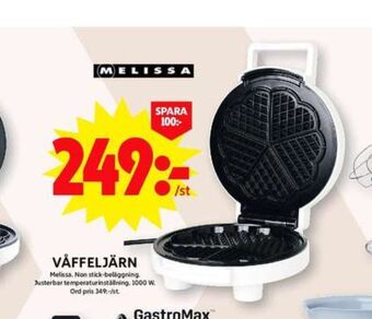 ICA Maxi Melissa våffeljärn erbjuda