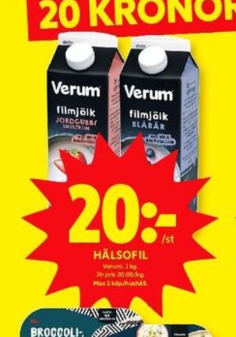 ICA Kvantum Verum filmjölk erbjuda