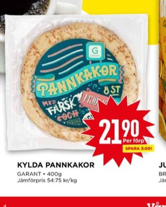 Willys Garant pannkakor erbjuda