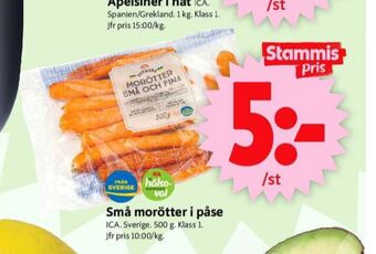 ICA Supermarket Ica morötter erbjuda