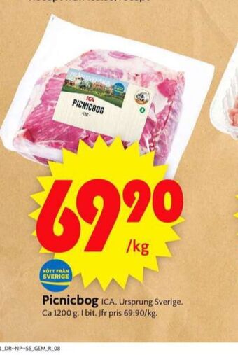 ICA Supermarket Ica picnicbog erbjuda