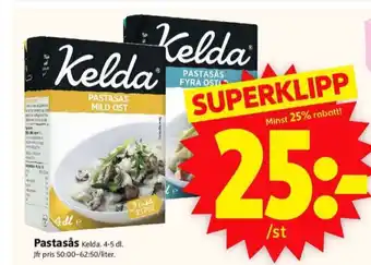 ICA Supermarket Kelda pastasås erbjuda