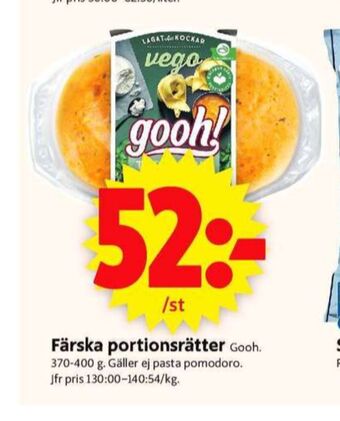 ICA Supermarket Gooh färdigrätter erbjuda