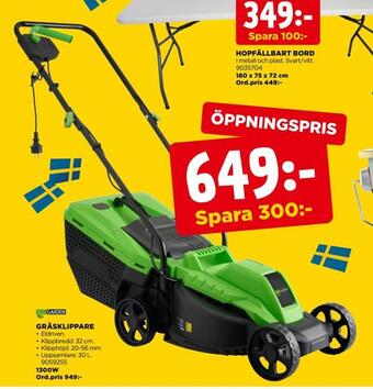 Jem&Fix Gräsklippare erbjuda