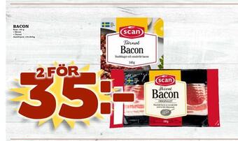 Bonum Matmarknad Bacon erbjuda