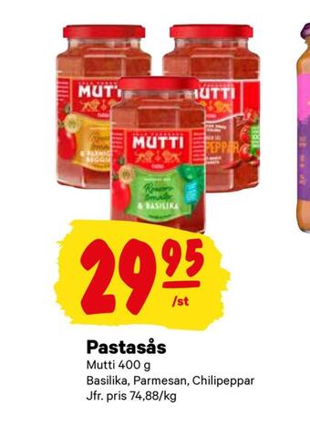 City Gross Pastasås erbjuda