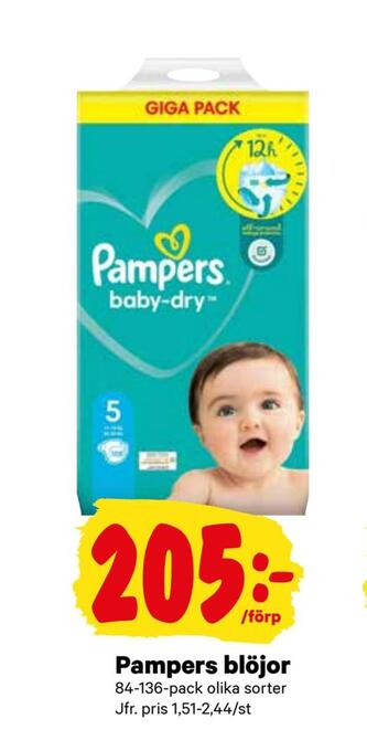 City Gross Pampers blöjor erbjuda