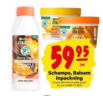 City Gross Schampo, balsam inpackning erbjuda