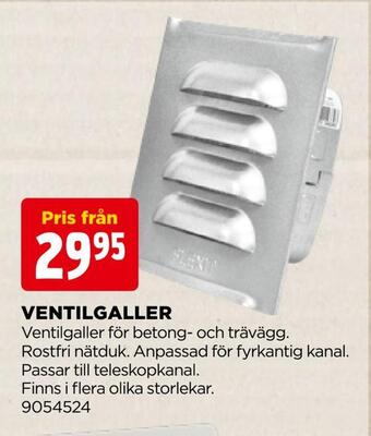 Jem&Fix Ventilgaller erbjuda