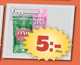Bonum Matmarknad Tuggummi erbjuda