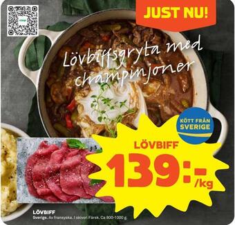 Coop Forum Lövbiff erbjuda
