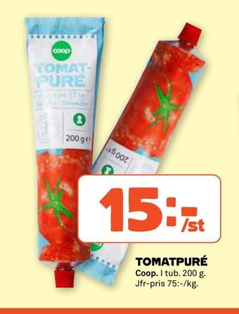 Coop Forum Tomatpuré erbjuda