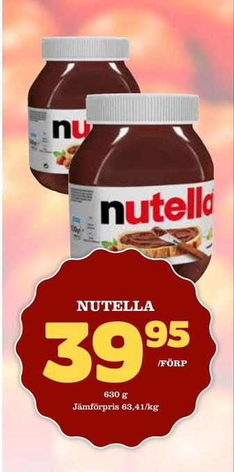Din Mat Nutella erbjuda