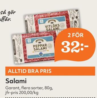 Hemköp Salami erbjuda