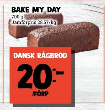MatArket Bake my day erbjuda
