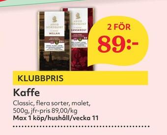 Hemköp Kaffe erbjuda