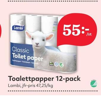 Hemköp Toalettpapper 12-pack erbjuda