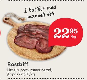 Hemköp Rostbiff erbjuda