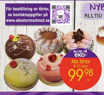 EKO Alla tårtor erbjuda
