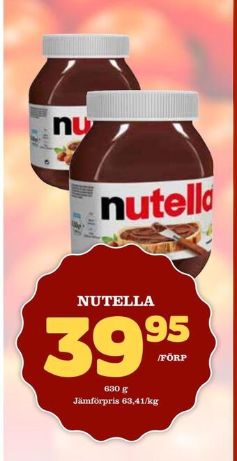 MatArket Nutella erbjuda