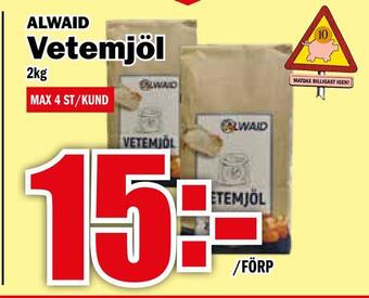 Matdax Vetemjöl erbjuda