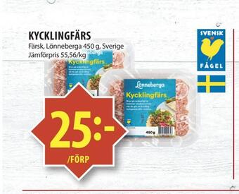 Matvärlden Tensta Kycklingfärs erbjuda