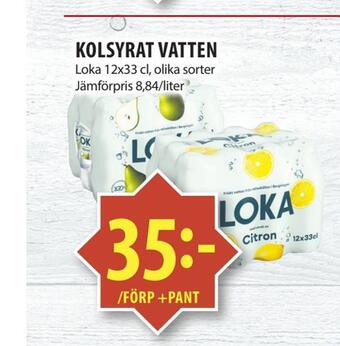 Matvärlden Tensta Kolsyrat vatten erbjuda