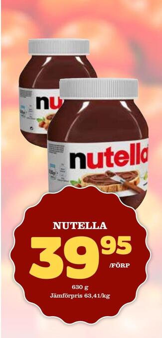 Nelins Nutella erbjuda