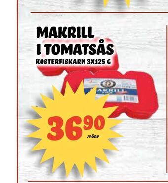 Nelins Makrill i tomatsås erbjuda