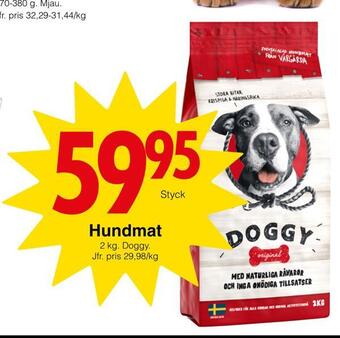 Matöppet Hundmat erbjuda