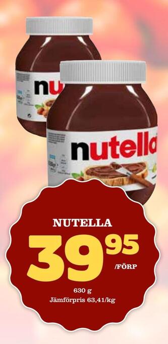 Prisma Mat Nutella erbjuda