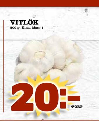 Supergrossen Vitlök erbjuda