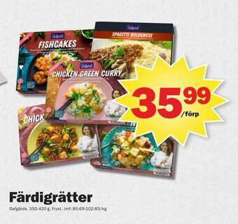 Pekås Färdigrätter erbjuda