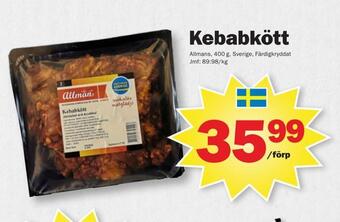 Pekås Kebabkött erbjuda