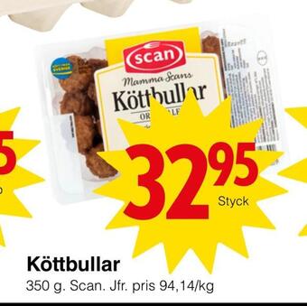 Matöppet Köttbullar erbjuda