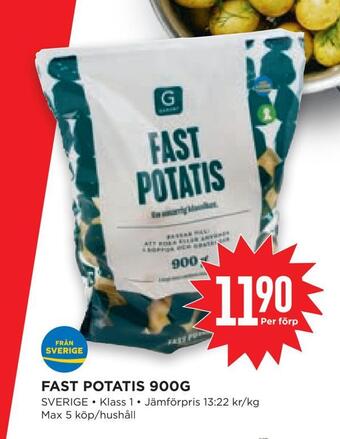 Fast potatis 900g