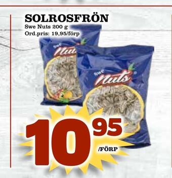 Supergrossen Solrosfrön erbjuda