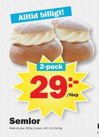 Pekås Semlor erbjuda
