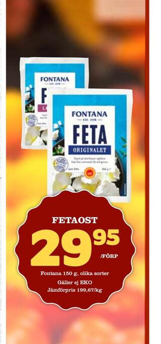 Supergrossen Fetaost erbjuda