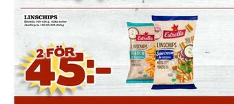 Supergrossen Linschips erbjuda