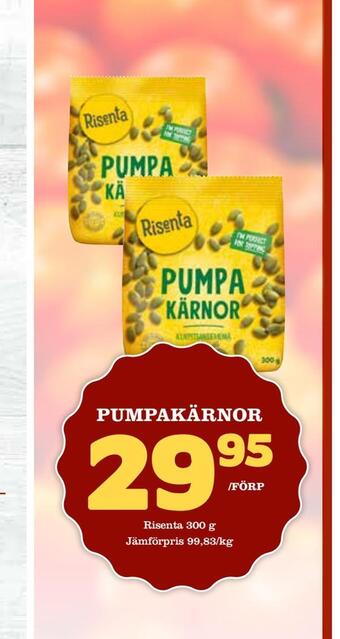 Supergrossen Pumpakärnor erbjuda