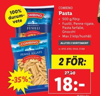Lidl Combino Pasta erbjuda