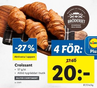 Lidl Croissant erbjuda