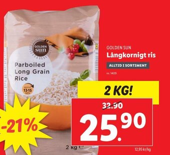 Lidl Längkornigt Ris erbjuda