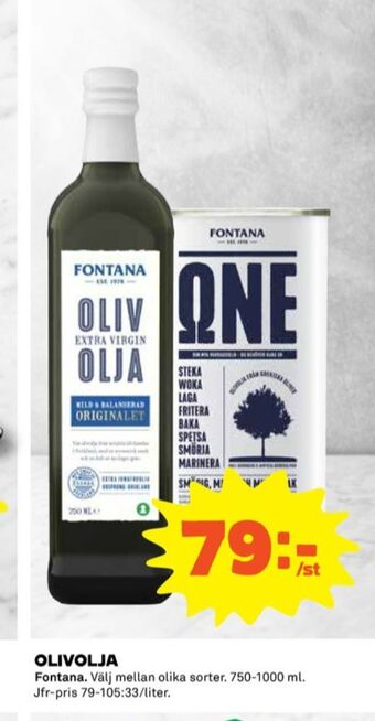 Coop Fontana olivolja erbjuda