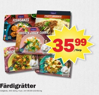 Pekås Dafgårds färdigrätter erbjuda