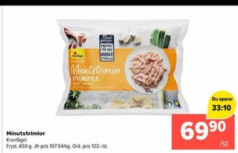 Coop Extra Kronfågel kycklingfilé erbjuda