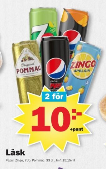 Pekås Pepsi läskedryck erbjuda